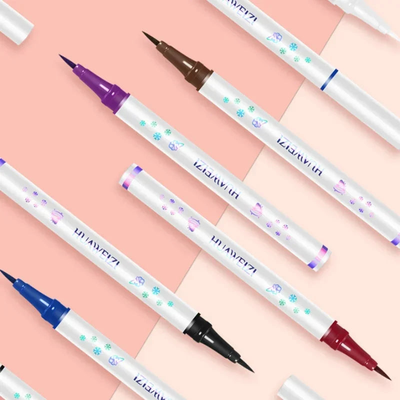 Ultra-Thin White Waterproof Eyeliner Pen – Smooth Matte Finish