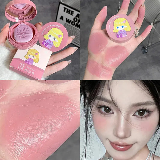 Gege Bear Cushion Blush - Long-Lasting Blendable Color