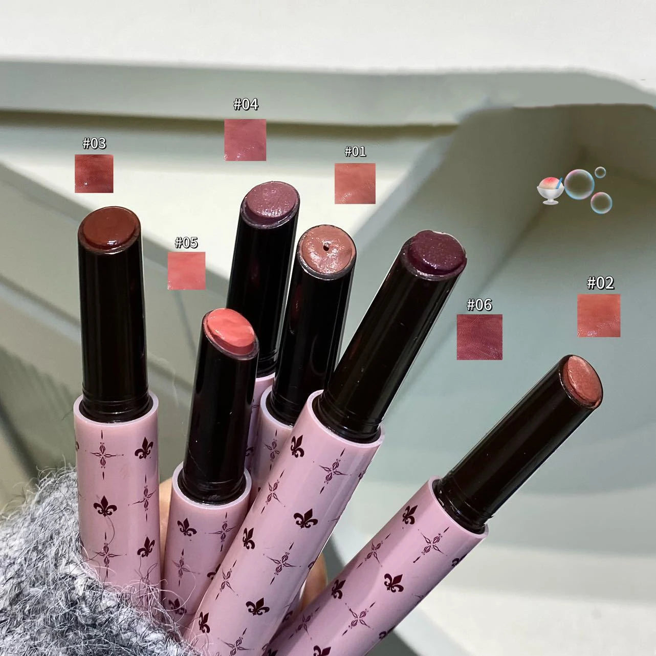 Mulberry Purple Shimmer Lip Jelly Pen – Moisturizing Long-Lasting Gloss