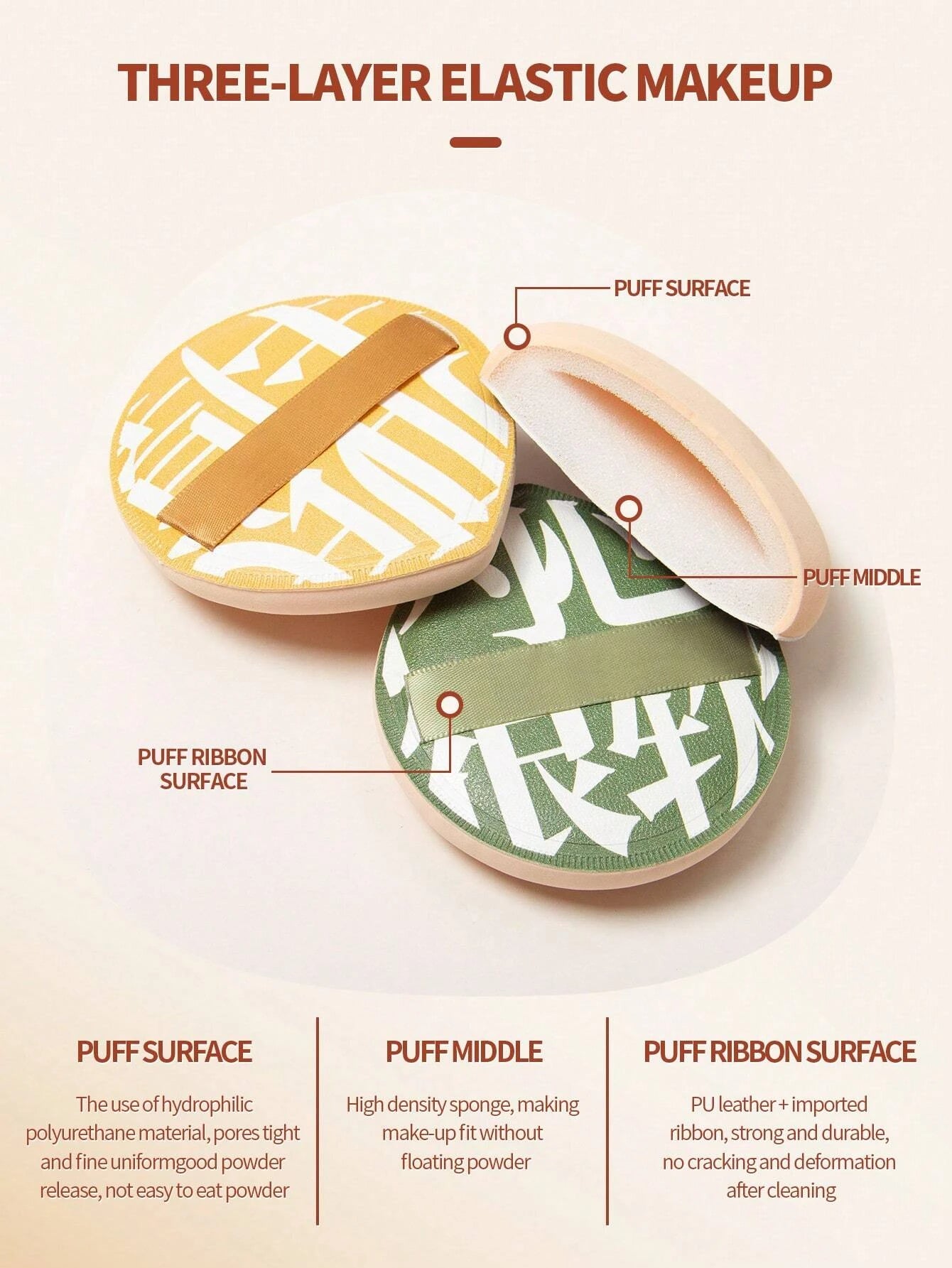 Soft Foundation Makeup Sponge - High Density Blending Puff