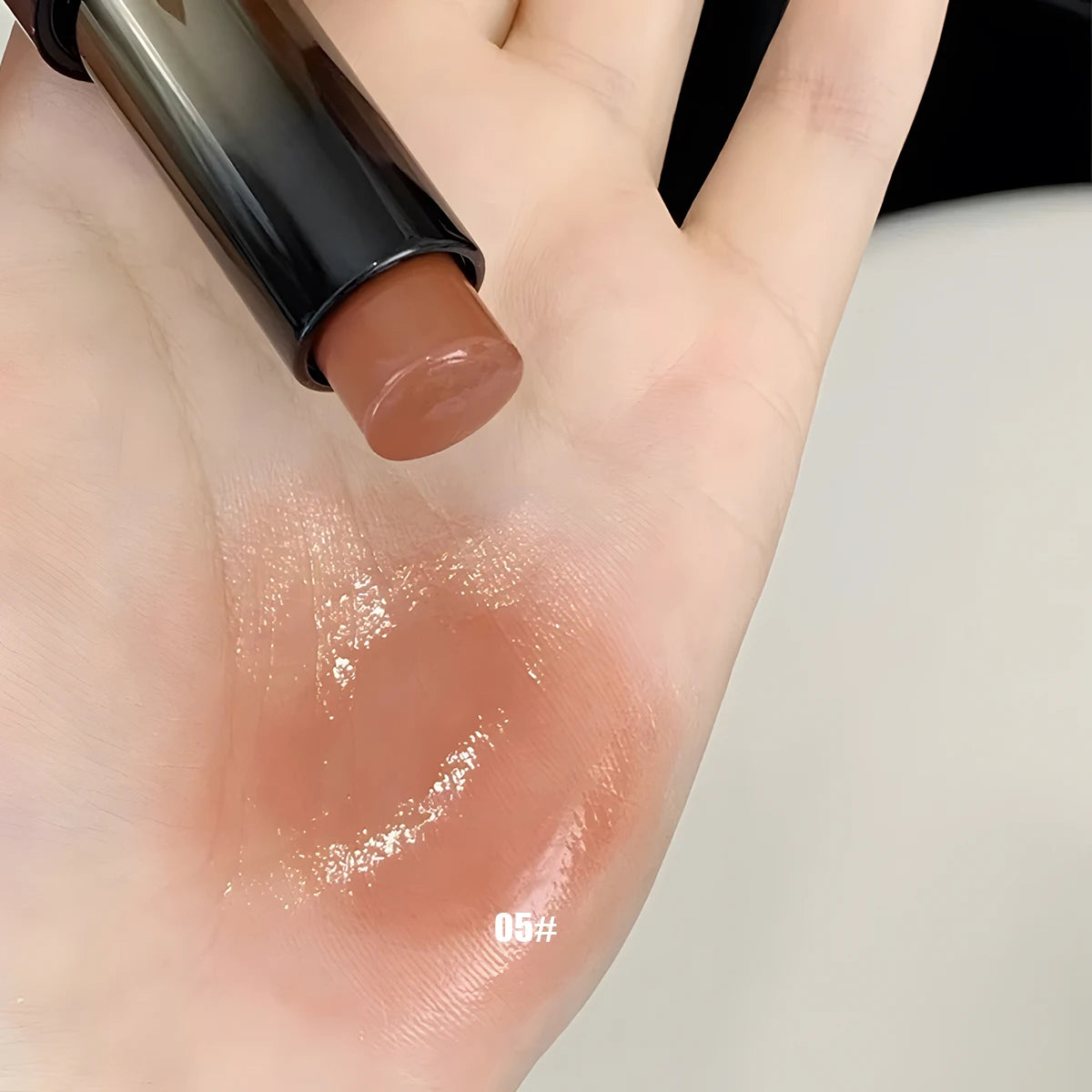 Red Brown Waterproof Glossy Lipstick – Moisturizing Long-Lasting Lip Color