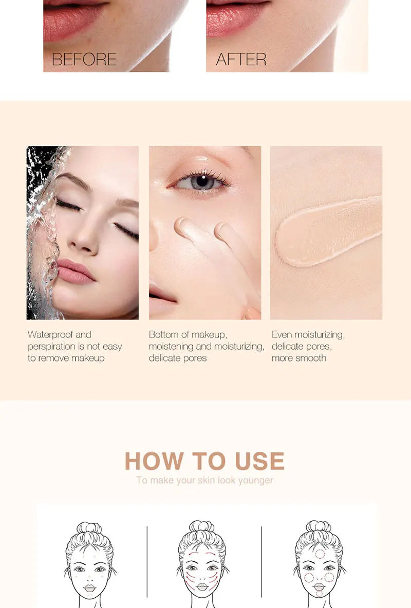 Liquid Foundation - Natural Coverage & Blemish Concealer