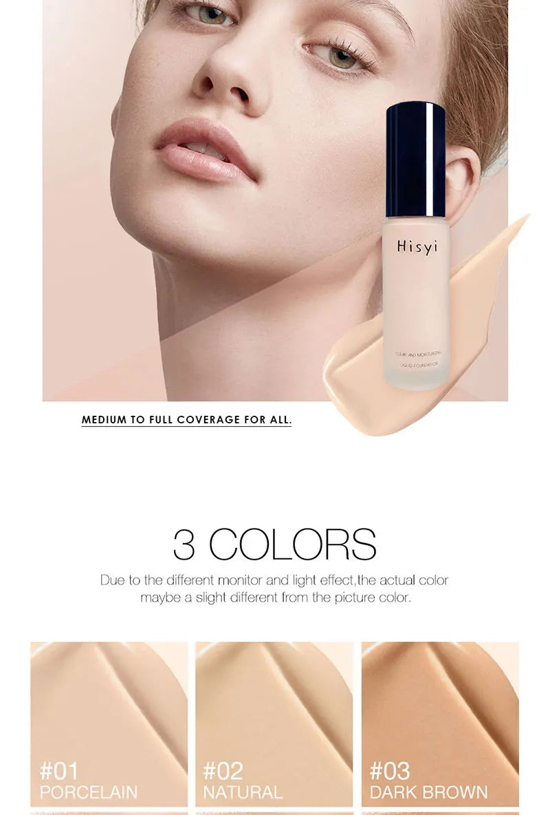 Liquid Foundation - Natural Coverage & Blemish Concealer